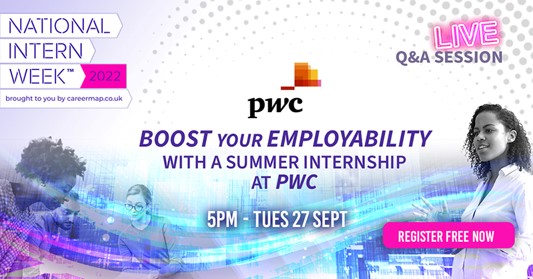 BOOST YOUR EMPLOYABILITY WITH A SUMMER INTERNSHIP AT PWC | NIW 2022