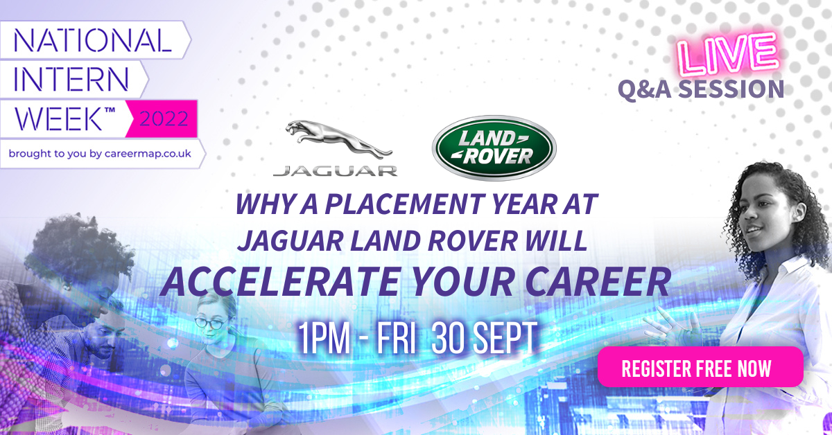 Why a Jaguar Land Rover Placement Year will Accelerate your Career | NIW 2022